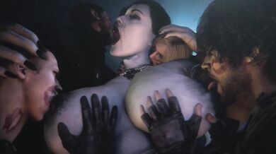 Horny MILF Fucks All the Neighborhood Men
