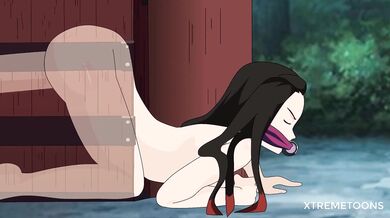 Nezuko's Sweet Moonlight Fuck Session with Inuzuka [Xtremetoons]