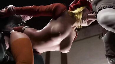 Busty Priscilla's Mind-blowing Three-way Exploit