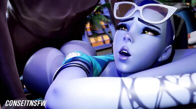 [4K] Widowmaker's Wild Night of Debauchery [Blacked][NSFW]