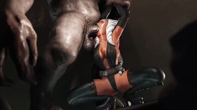 Ahsoka Tano gets her throat ravaged by a hungry rancor