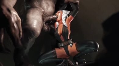 Ahsoka Tano gets her throat ravaged by a hungry rancor