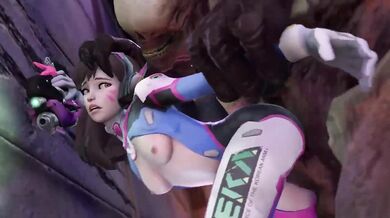 D.Va Gets Demonic with Hellknight in 'Darsovin' Hentai Porn