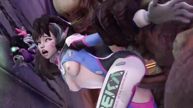 D.Va Gets Demonic with Hellknight in 'Darsovin' Hentai Porn