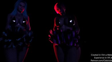 Closed-up Futanari Domination from the Perspective of a Submissive Male in 'Julze's Club'