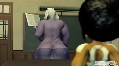 Venus is a student in Toriel's classroom. Will she be able to resist her teacher's advances or will she succumb to her desires and engage in a passionate affair with her?