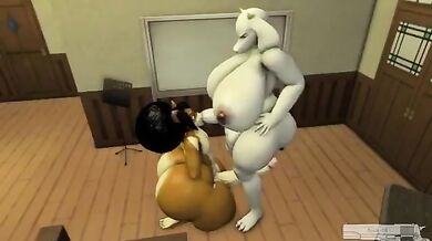 Venus is a student in Toriel's classroom. Will she be able to resist her teacher's advances or will she succumb to her desires and engage in a passionate affair with her?
