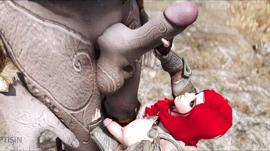 Stretched by a Giant Cock, This Futanari Redhead Babe Explores Her Sexuality