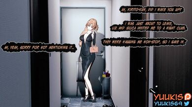 Asuna's Wild Night Out: A No-Sound NTR Porn Adventure