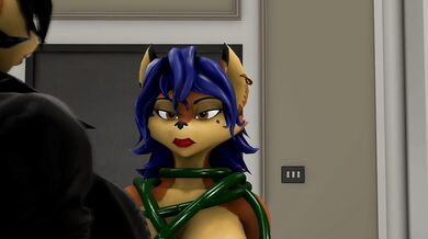 Carmelita's Ear Penetrated by Carmeleena
