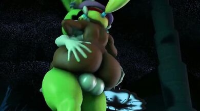 Dixie getting nailed by Surge in the dark