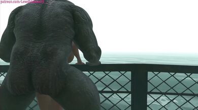 Lewdmelissa's First Monster Fuckfest