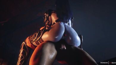 BBC Ride with Widowmaker's Tight Twat in 'Plug Part 2' from VGErotica