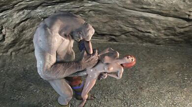 Cyclone Tit-Fucking and the MILF's Wet Pussy Slamming: A Monster Cock Adventure with One-Eyed Beast and Sexy Sorceress