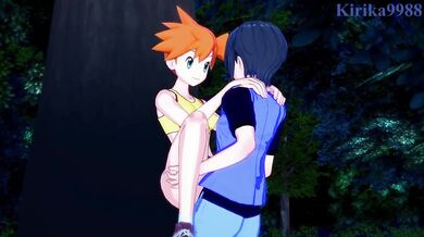 The Horny Water Pokémon Trainer: Kasumi's Wet Adventures with Pikachu and Friends
