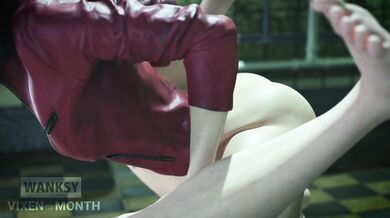 - Claire Redfield's Masturbating Adventure in 3D