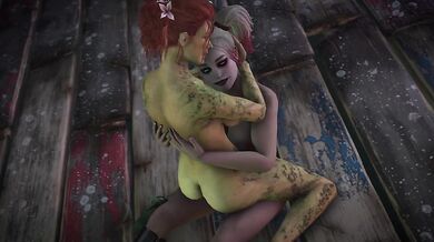 Harley Quinn and Poison Ivy's Lesbian Sexcapade - Amateur Porn