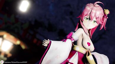 Gokuraku Jodo's Sakura Miko Get Fucked in R18 Vtuber MMD Porn Video 'Dance + Sex'