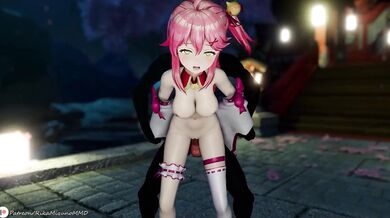 Gokuraku Jodo's Sakura Miko Get Fucked in R18 Vtuber MMD Porn Video 'Dance + Sex'
