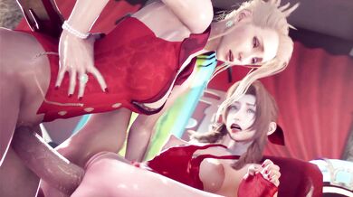 Aerith's Anal Invasion with Scarlet - BlackjrXiii