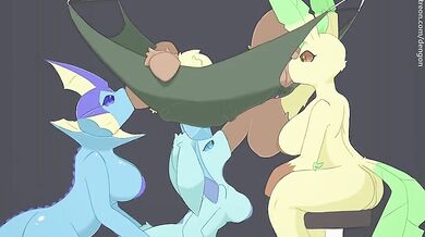 Evolution of Eevee in 'Dengen' Action