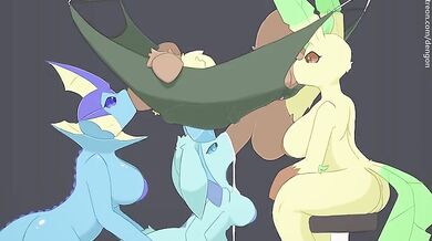 Evolution of Eevee in 'Dengen' Action