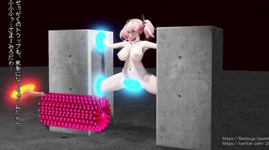 Futanari Bremerton's Cosmic Adventure: Warping into an Orgasmic Reality