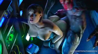 Jill Valentine's Sexual Encounter with a Tyrannical Dictator in Her Resident Evil 3 Outfit