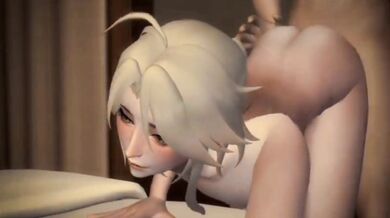 Fucking Yanqing at Jingyuan's House