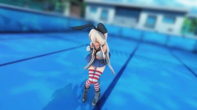 Deep Throat Town's Dreamy Slut Gets Nailed Hard by Big Blue Cock in R18 MMD Porn Video