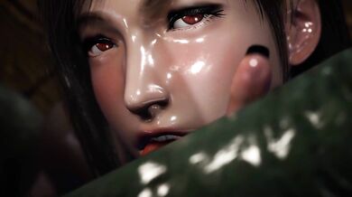 Tifa's Slammed by a Huge Orc Dick, Gaping Pussy Gets Stretched!