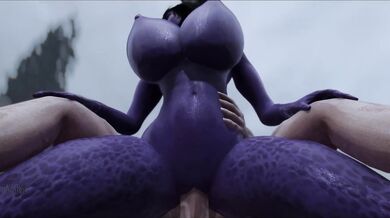 Dragon-fucking the Purple Dragoness with my Dragon Dick
