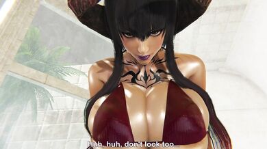 Eliza's Pussy Squirts as She Gets Fucked Hard in Tekken 7