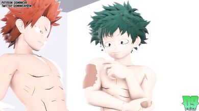 Mina and Ochako Share Their Lovers in a Lesbian Threesome Porn