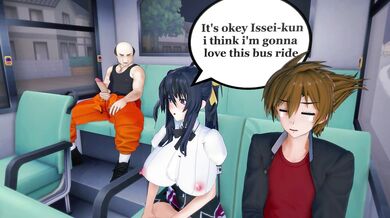 Cuckolding a Busty Glasses Lass in Class: NTR Ride with Akeno