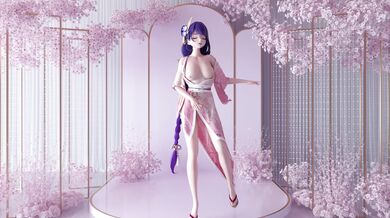 [77TRendering] Sexy Raiden's Naked Dance Party!