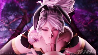 Slutty Akali Gives Unmasked BJ in 'AZNYAN07'