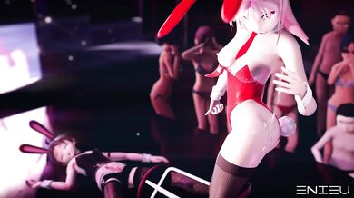 - Bunny Girl's Punished Feet in MMD Hentai Video