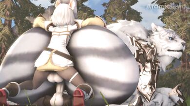 Dromarch: Double Futanari Penetration