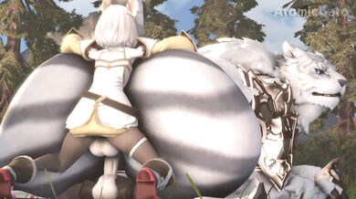 Dromarch: Double Futanari Penetration