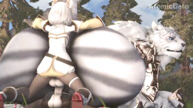 Dromarch: Double Futanari Penetration