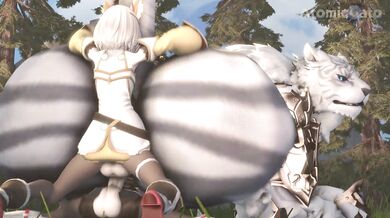 Dromarch: Double Futanari Penetration