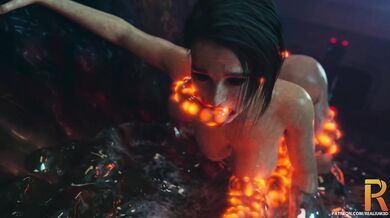 Sexy Jill and Her Stretchy Tentacles