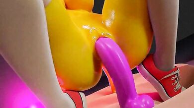 Megalo Marge Gets Dick Riding Duty in 3D