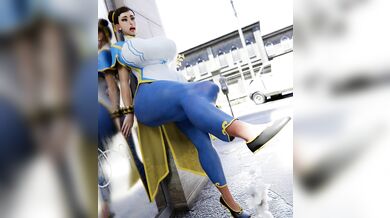 Chun-Li's Milky Orgasm