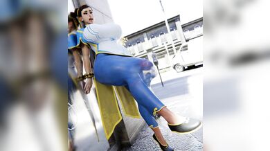 Chun-Li's Milky Orgasm