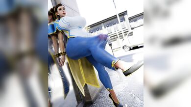 Chun-Li's Milky Orgasm