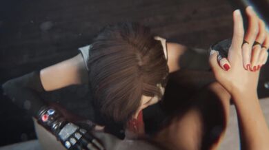 Tifa's Tight Twat Takes a Thundering Tsunami of Cum while Blasting her Fleshy Lips with Rose Red Lipstick, all the While her Huge Boobs Jiggle like Crazy!