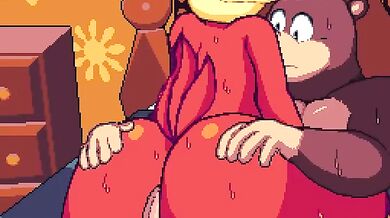 Kazooie's Wet Pussy Gets Nailed by Banjo's Dick