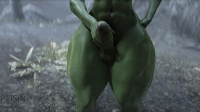 Futa Orc Siblings' Jilling Off & Cumming in Unison